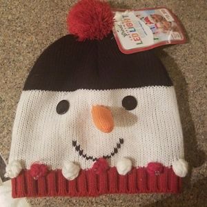 LED light knit beenie